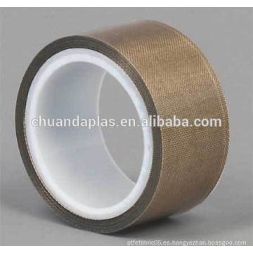 Fibra de vidrio recubierta de PTFE con cintas adhesivas de silicona